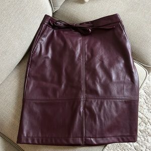 Liz Claiborne vegan leather skirt